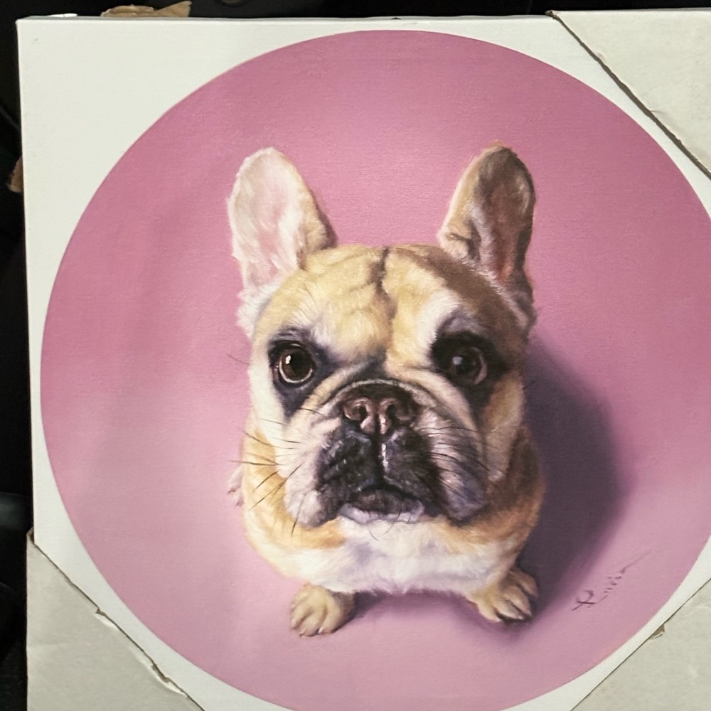 French Bulldog Canvas Wall Art